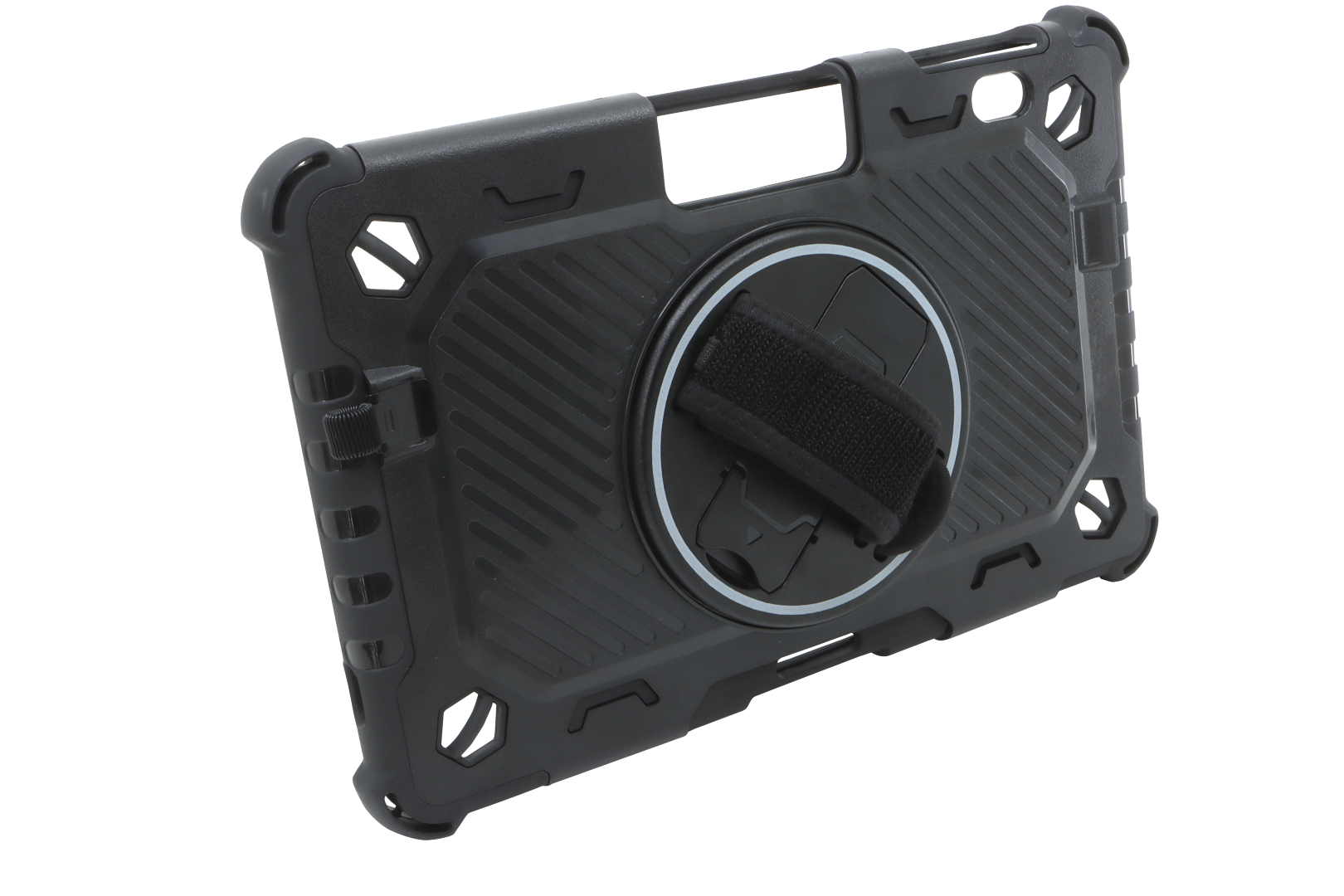 Rugged Booth with a 360-Rotating Handstrap
