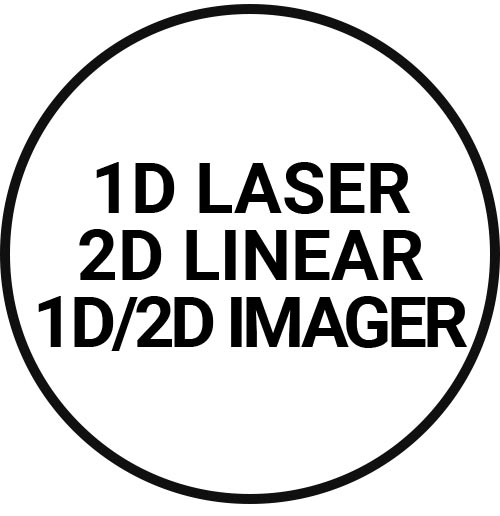 1D laser, 1D linear, 1D/2D imager