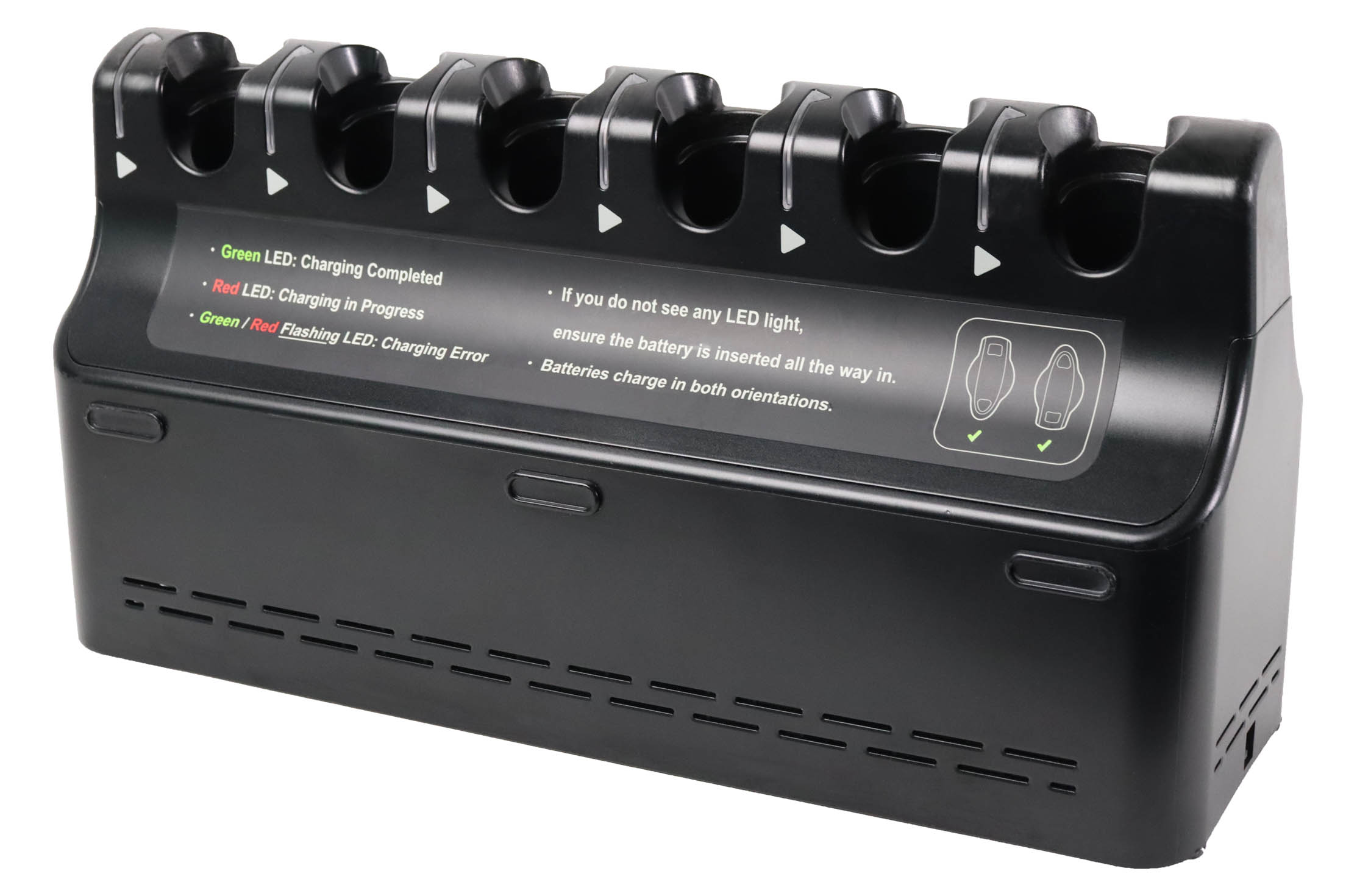 6-Slot Battery Charger
